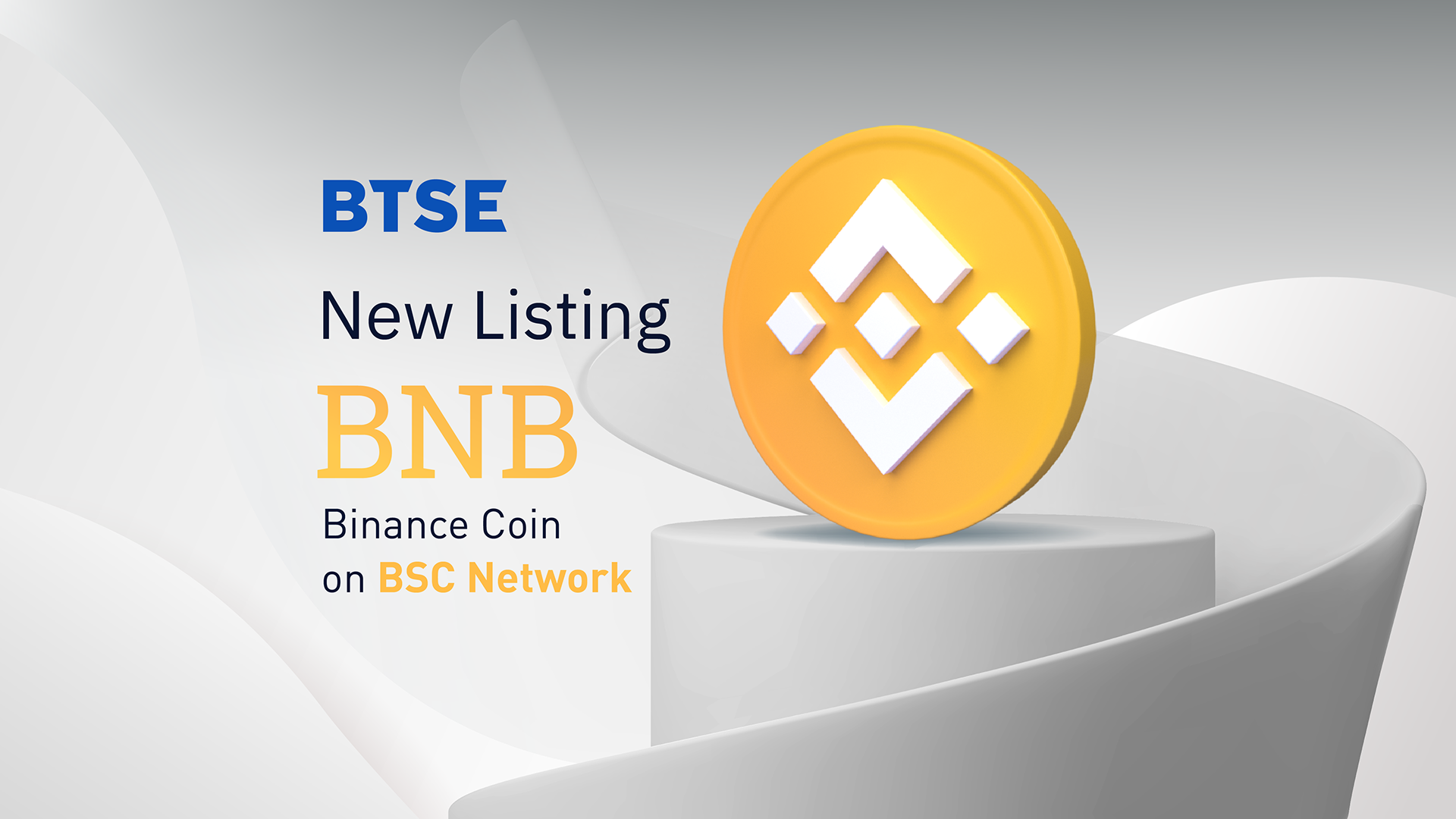 BTSE Integrates BSC, Welcomes BNB Listing