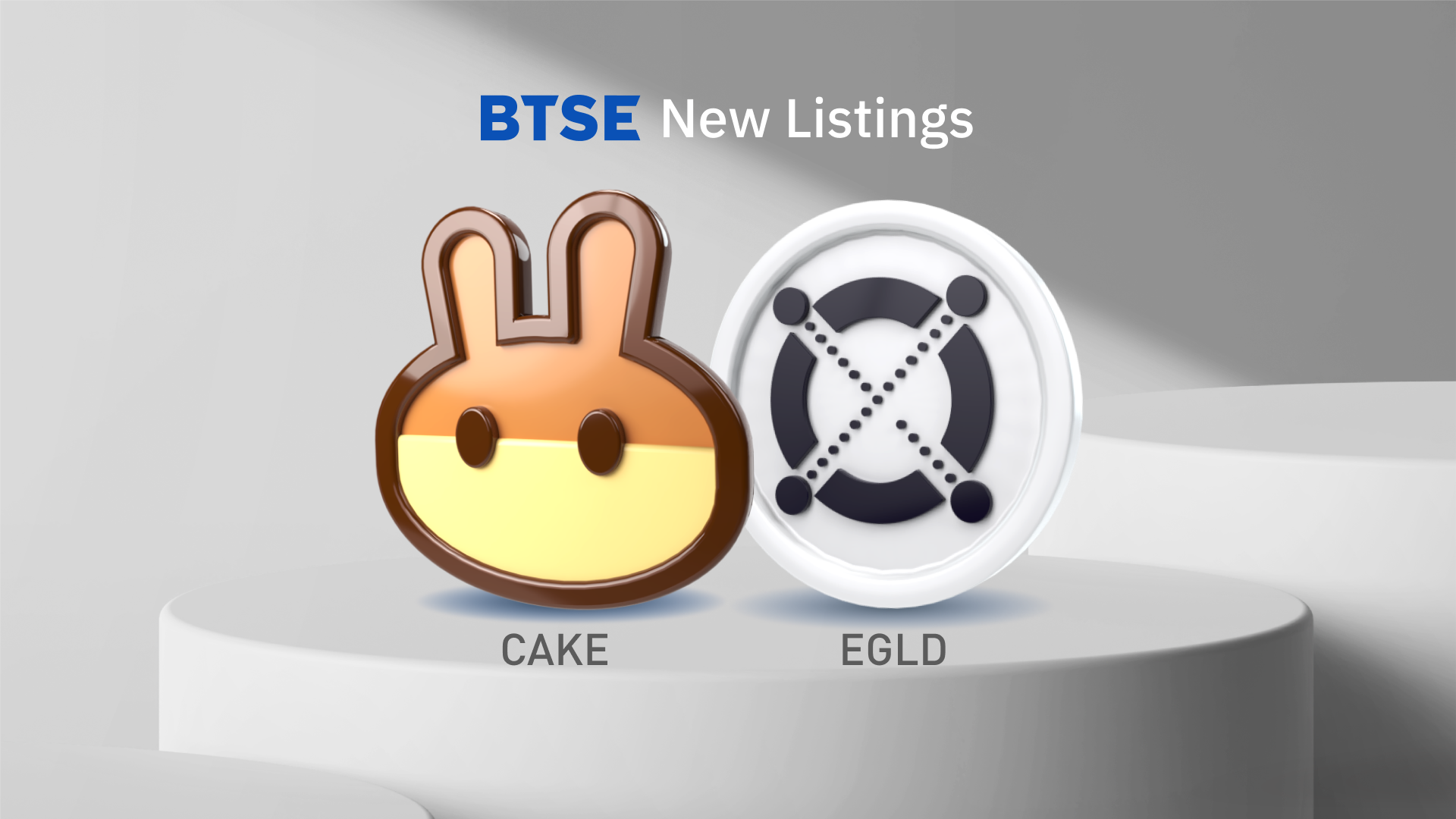 BTSE Lists CAKE and EGLD