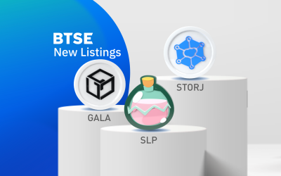 BTSE Welcomes GALA, SLP and STORJ