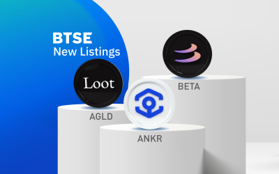 BTSE Lists AGLD, ANKR and BETA