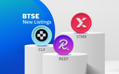 BTSE Lists CLV, REEF and STMX