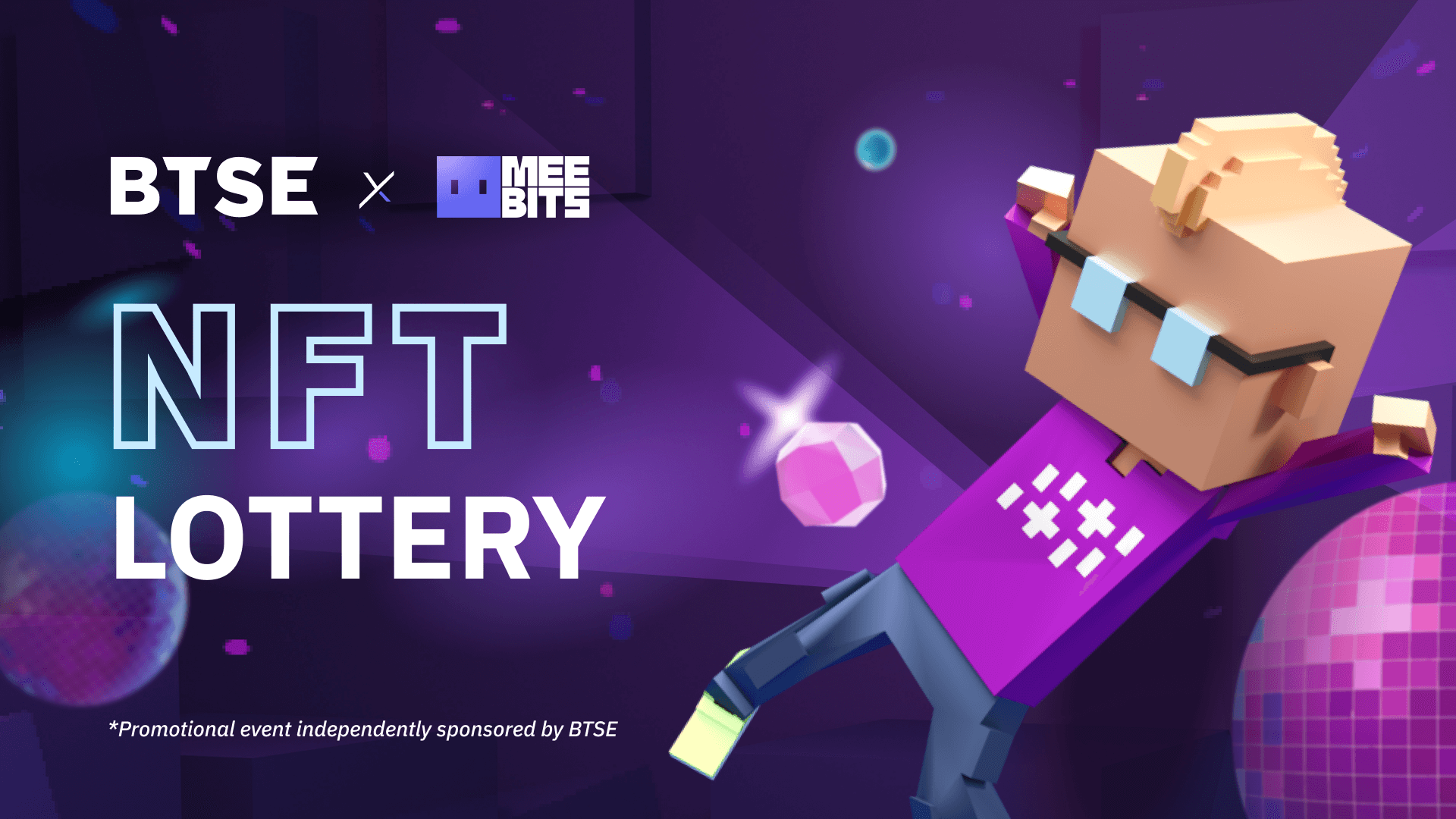 BTSE Lottery: Meebits NFT Event