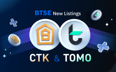BTSE Welcomes CTK and TOMO