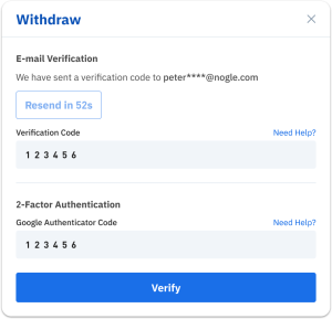 Updates to Withdrawal Confirmation Process