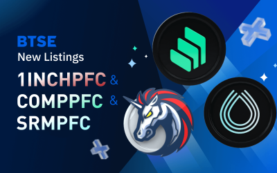 BTSE Lists 1INCHPFC, COMPPFC and SRMPFC