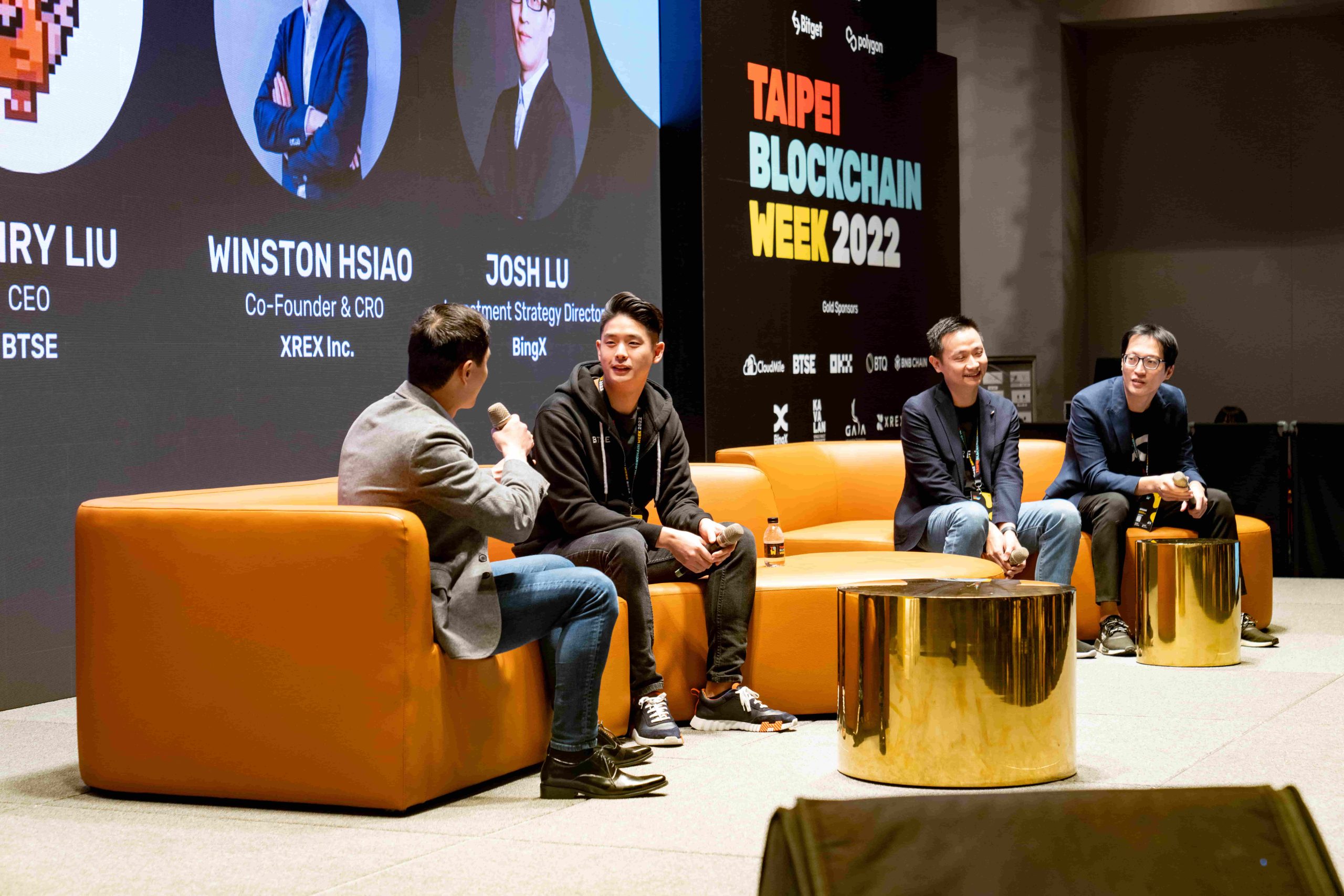 Moderated by Richard Chen, Founder of Iterative Ventures, this panel discussion included Henry Liu – CEO of BTSE, Winston Hsiao – Co-founder and CRO of XREX, and Josh Lu – Investment Strategy Director at BingX. 