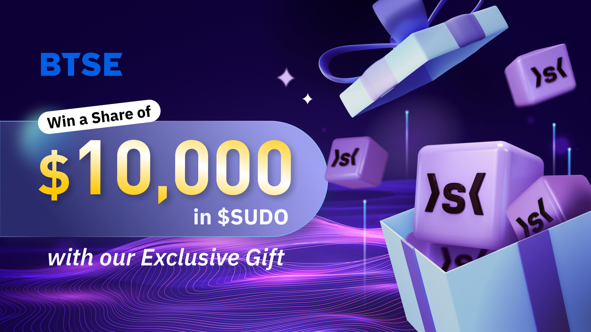 Win a Share of $10,000 in SUDO with Our Exclusive Gift