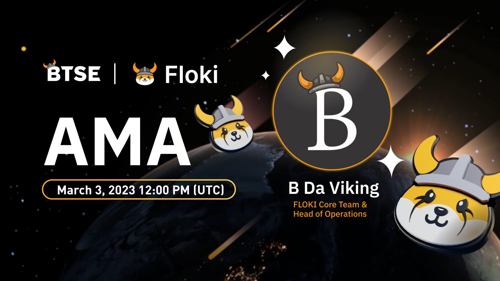 BTSE AMA with FLOKI’s Head of Operations “B Da Viking”: Exploring the Intersection of Crypto Gaming and DeFi