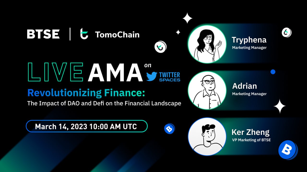 BTSE AMA Explores TomoChain’s Scalability, Security, and Future Plans in the Evolving Web3 Ecosystem