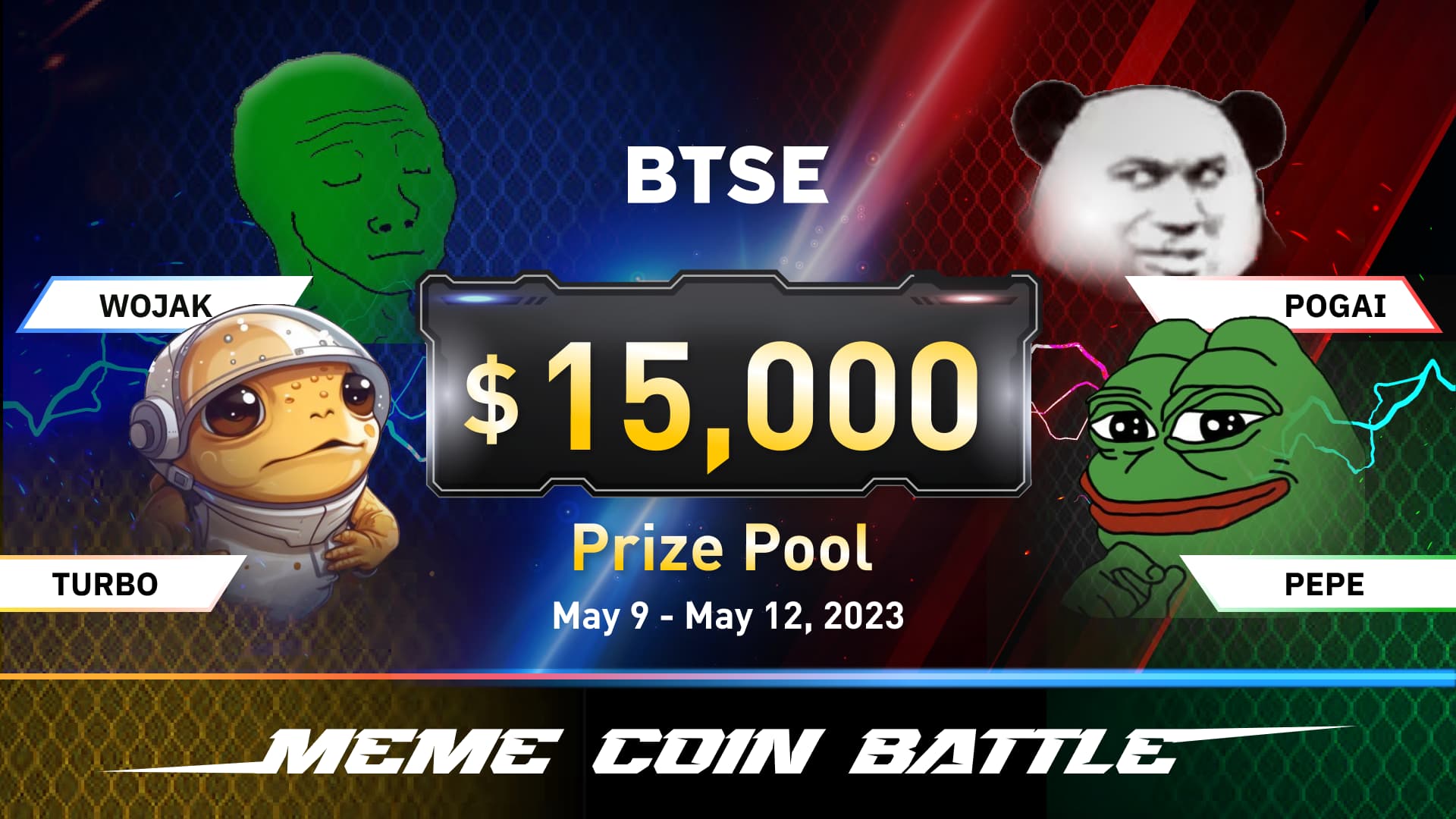 Join the BTSE Meme Coin Battle! $15,000 Prize Pool Up for Grabs
