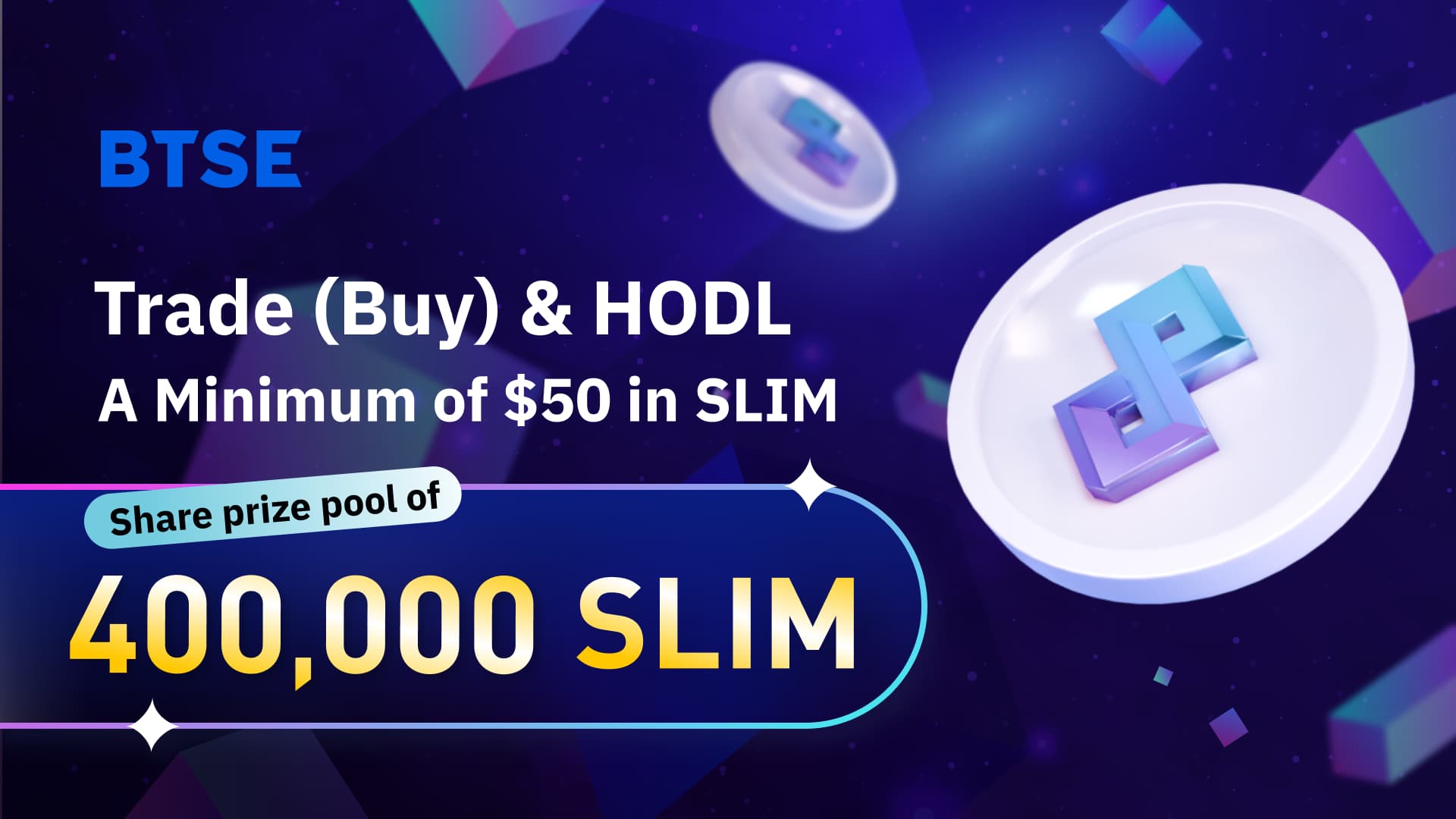 Buy and HODL to Share 400,000 SLIM!