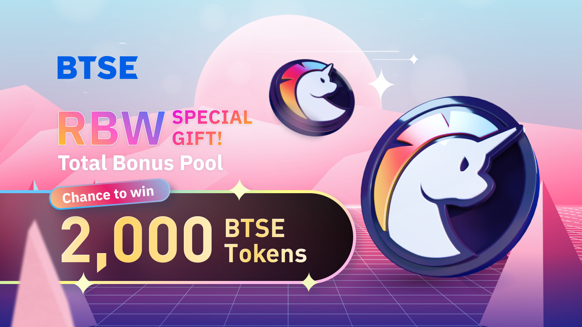 Welcoming Rainbow Token: Trade & Win From 2,000 BTSE Token Prize Pool!