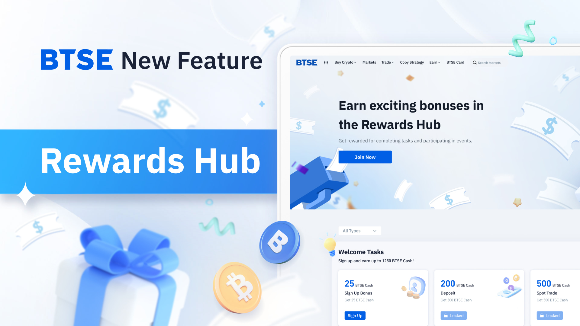 Unveiling BTSE Rewards Hub: Your Singular Portal to Tasks and Rewards