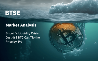 Bitcoin’s Liquidity Crisis: Just 463 BTC Can Tip the Price by 1%