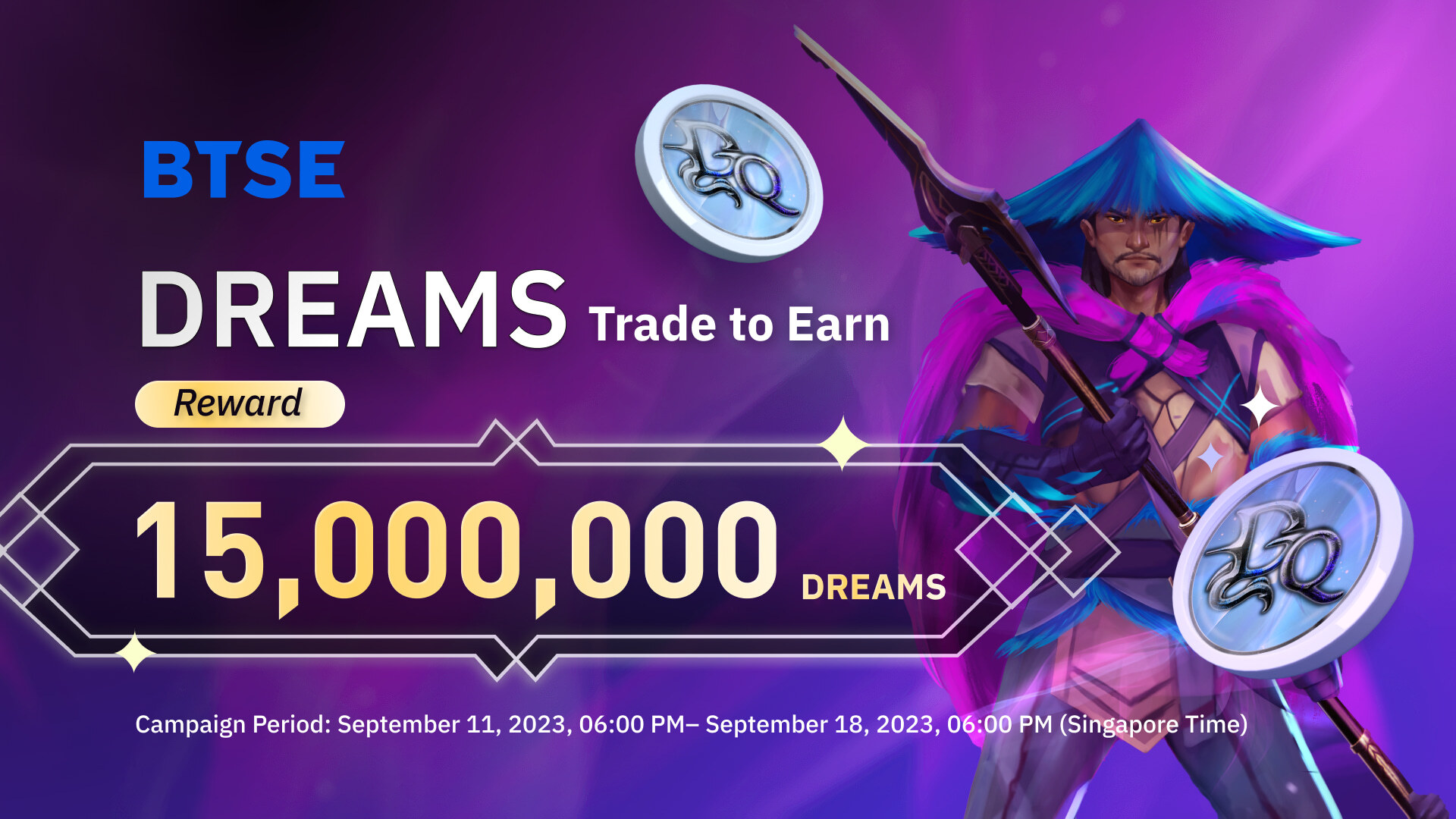 Unlock Your Chance to Win from a Whopping 15,000,000 DREAMS Token Prize Pool!