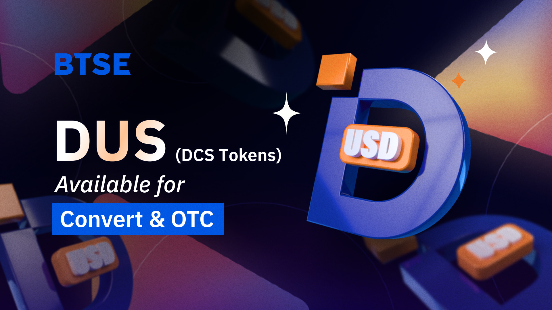 BTSE Extends Support for DCS Tokens (DUS)