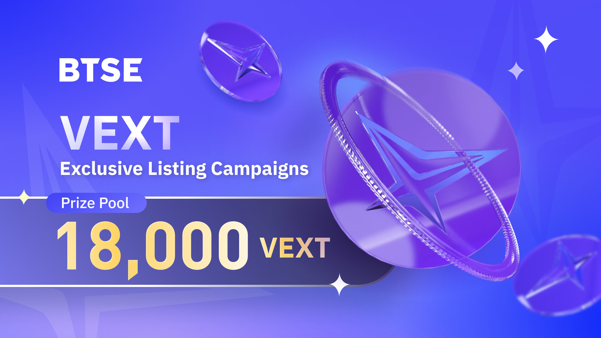 Celebrate VEXT’s Arrival on BTSE: Dive into an 18,000 VEXT Prize Pool!