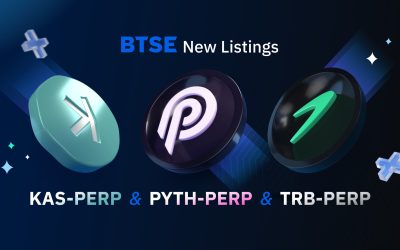 BTSE Lists KAS-PERP, PYTH-PERP, and TRB-PERP