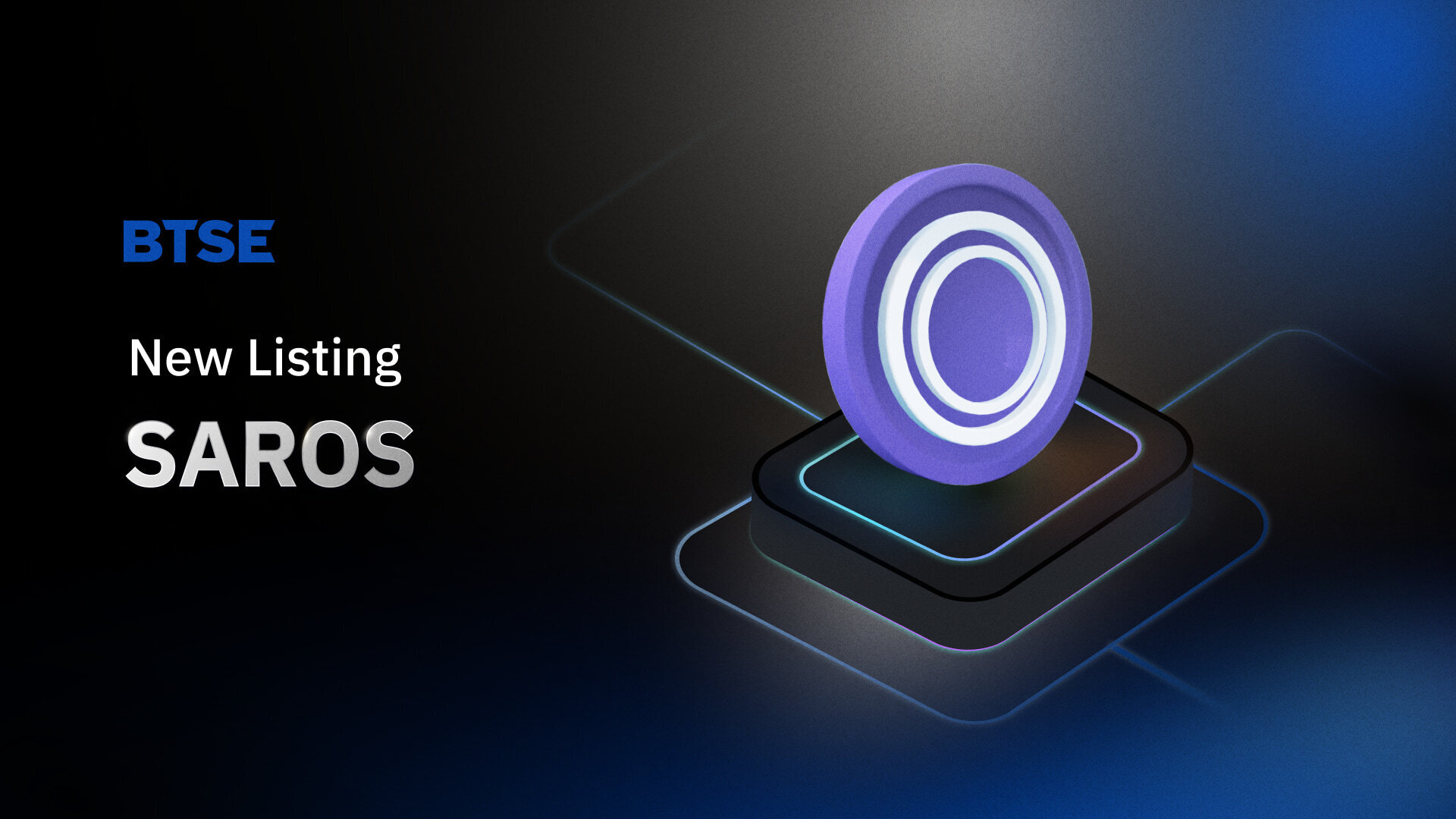 BTSE Will List Saros (SAROS) on January 19, 2024 BTSE Will List Saros (SAROS) on January 19, 2024