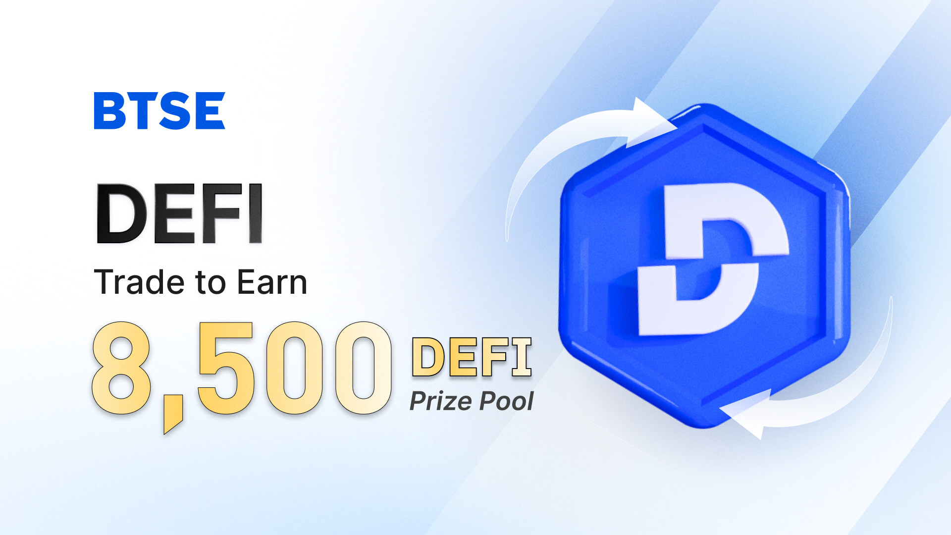 The DEFI Token is Here on BTSE! Share in the Celebrations to Split 8,500 DEFI Tokens