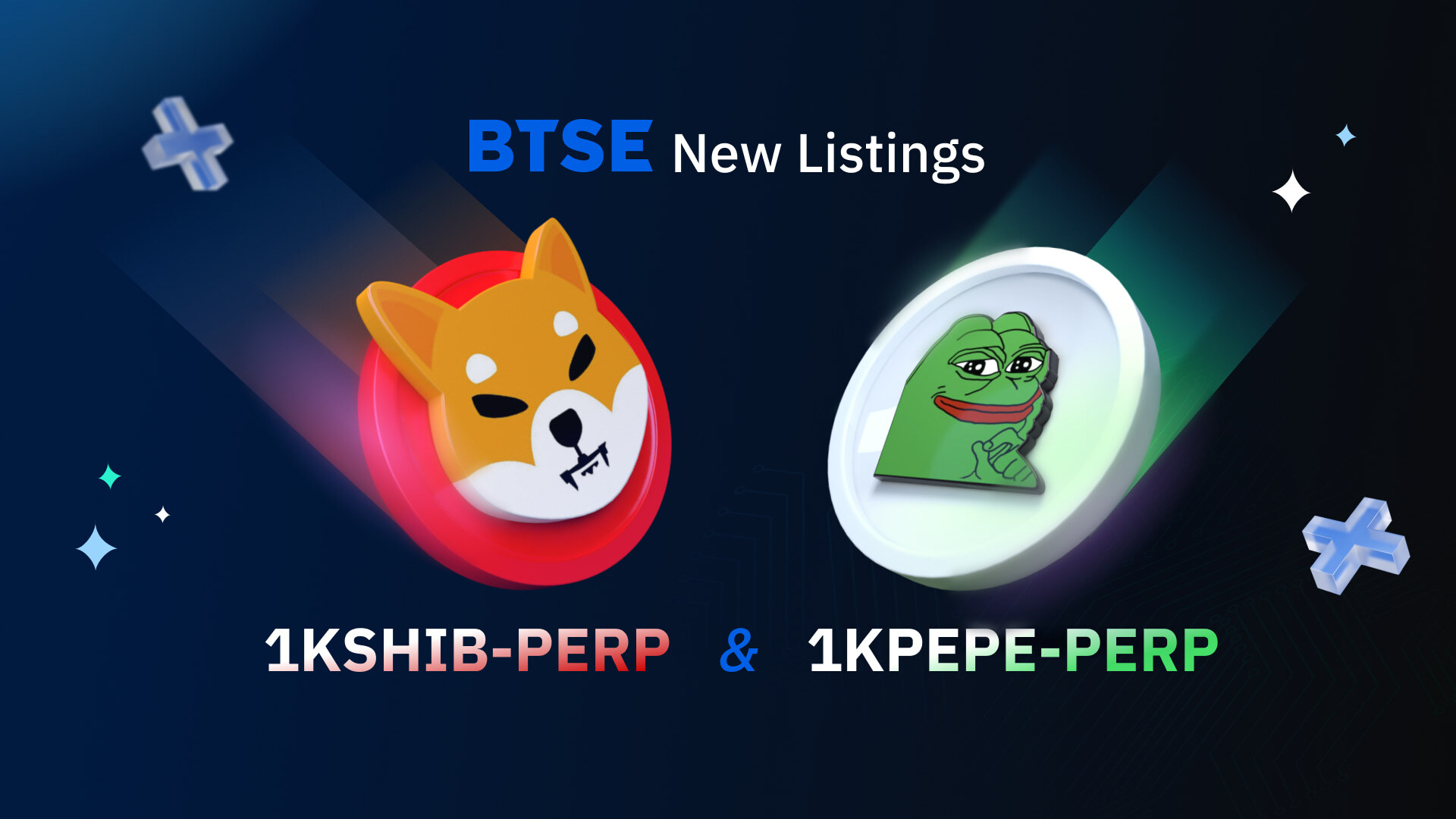 BTSE Lists 1KSHIB-PERP and 1KPEPE-PERP
