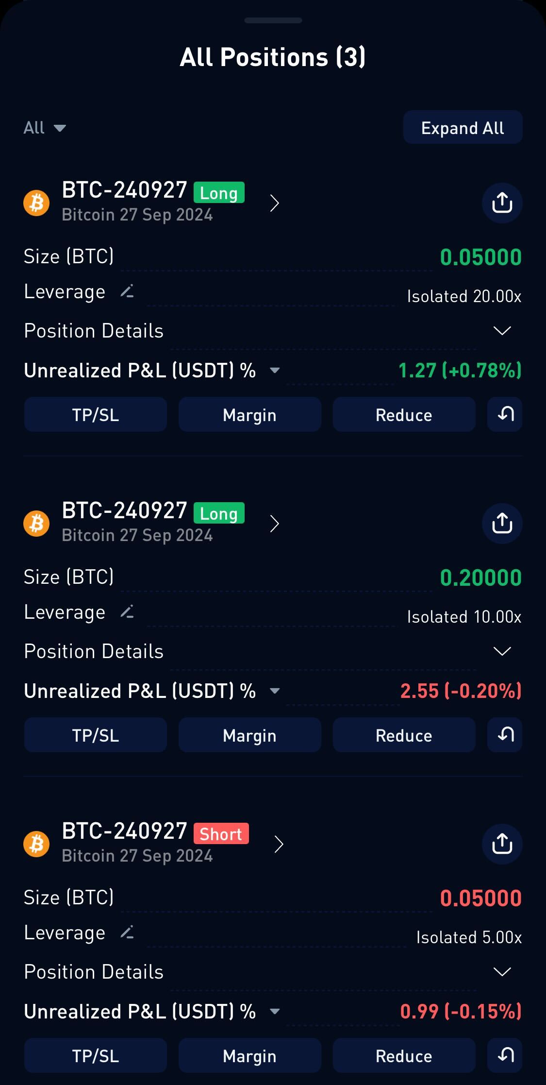 multiple positions sample