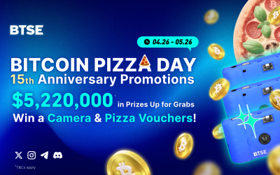 BTSE Celebrates Bitcoin Pizza Day 2025 with $5.22 Million USDT Trading Competition, Community Giveaways, and Global Photo Contest