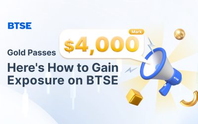 Gold Passes $4,000 Mark – Here’s How to Gain Exposure on BTSE